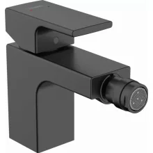   Hansgrohe Vernis Shape Egykaros szögletes bidé csaptelep fém automata lefolyógarnitúrával 71219670
