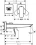 Hansgrohe Logis Fine egykaros falsík alatti mosdó csaptelep 20,6 cm, króm 71256000