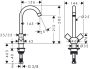 Hansgrohe Logis M31 kétkaros konyhai csaptelep, króm 71280000