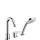 Hansgrohe Logis 3-lyukú kádcsaptelep 71313000