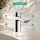 Hansgrohe Neovis Q 100 egykaros mosdócsaptelep push-open lefolyógarnitúrával, króm 71348000