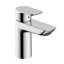 Hansgrohe Neovis Q egykaros mosdócsaptelep 100 fém push-open lefolyógarnitúrával, króm kivitelben.