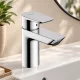 Hansgrohe Neovis Q 100 CoolStart egykaros mosdócsaptelep fém push-open lefolyógarnitúrával, króm, 71357000