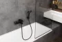 Hansgrohe Vernis Blend egykaros kádcsaptelep falsíkon kívüli szereléshez matt fekete 71440670
