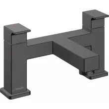  Hansgrohe Vernis Shape 2 lyukú peremre szerelhető kádcsaptelep matt fekete 71452670