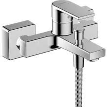   Hansgrohe Vernis Shape Egykaros kádcsaptelep falsíkon kívüli szereléshez, 2 féle átfolyási sebességgel, króm 71453000