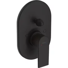   Hansgrohe Vernis Shape egykaros kádcsaptelep falsík alatti szereléshez matt fekete 71458670