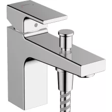   Hansgrohe Vernis Shape egykaros kád- és zuhanycsaptelep Monotrou, 2 féle átfolyási sebességgel, biztonsági kombinációval króm 71464000
