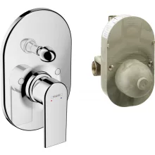   Hansgrohe Vernis Shape Egykaros falsík alatti kádcsaptelep készlet 71472000