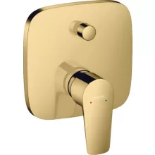   Hansgrohe Talis E Falsík alatti kádcsaptelep biztonsági kombinációval, polírozott arany hatású 71474990