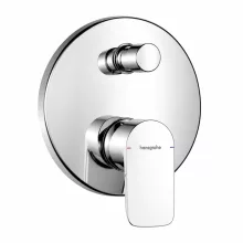Hansgrohe Neovis Q falsík alatti kádcsaptelep integrált EN 1717 biztonsági kombinációval, króm 71483000