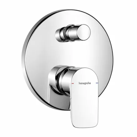Hansgrohe Neovis Q falsík alatti kádcsaptelep integrált EN 1717 biztonsági kombinációval, króm 71483000