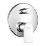 Hansgrohe Neovis Q falsík alatti kádcsaptelep integrált EN 1717 biztonsági kombinációval, króm 71483000