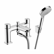 Hansgrohe Neovis Q 2 lyukú kádperemre szerelhető kádcsaptelep váltószeleppel és kézizuhannyal, króm 71487000