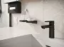 Hansgrohe Vernis Blend Egykaros mosdócsaptelep 100, automata lefolyógarnitúrával matt fekete 71551670