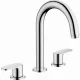 Hansgrohe Vernis Blend 3 lyukú mosdócsaptelep automata lefolyógarnitúrával króm 71553000