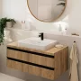 Hansgrohe Vernis Blend Egykaros mosdócsaptelep 70, lefolyógarnitúra nélkül matt fekete 71558670