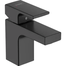   Hansgrohe Vernis Shape Egykaros mosdócsaptelep 70, automata lefolyógarnitúrával matt fekete 71560670