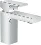 Hansgrohe Vernis Shape 100 egykaros mosdócsaptelep, automata lefolyógarnitúrával króm 71561000