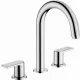 Hansgrohe Vernis Shape 3 lyukú mosdócsaptelep automata lefolyógarnitúrával króm 71563000