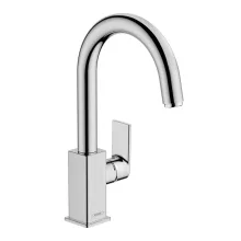   Hansgrohe Vernis Shape 71564000 egykaros mosdócsaptelep elforgatható kifolyóval és automata lefolyógarnitúrával króm