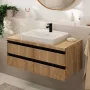 Hansgrohe Vernis Blend Egykaros mosdócsaptelep 70, CoolStart, automata lefolyógarnitúrával matt fekete 71584670
