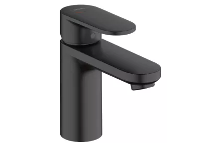 Hansgrohe Vernis Blend hidegindítású mosdó csaptelep 100 Push-Open lefolyógarnitúrával, matt fekete 71589670