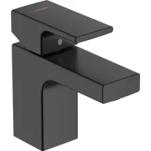   Hansgrohe Vernis Shape egykaros mosdócsaptelep 70, CoolStart, automata lefolyógarnitúrával matt fekete 71593670