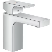   Hansgrohe Vernis Shape egykaros mosdócsaptelep 100, Coolstart, automata lefolyógarnitúrával króm 71594000