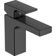   Hansgrohe Vernis Shape egykaros mosdócsaptelep 100, Coolstart, automata lefolyógarnitúrával matt fekete 71594670