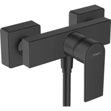   Hansgrohe Vernis Shape egykaros zuhanycsaptelep falsíkon kívüli szereléshez matt fekete 71650670