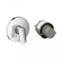 Hansgrohe Logis zuhanycsaptelep színkészlet és alaptest, króm 71666000
