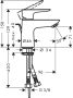 Hansgrohe Talis E 80 króm mosdócsaptelep CoolStart automata lefolyógarnitúrával 71703000