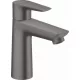 Hansgrohe Talis E 110 szálcsiszolt fekete/króm mosdócsaptelep automata lefolyógarnitúrával 71710340