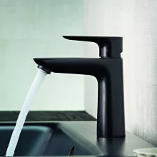   Hansgrohe Talis E 110 matt fekete mosdócsaptelep automata lefolyógarnitúrával 71710670