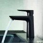 Hansgrohe Talis E 110 matt fekete mosdócsaptelep automata lefolyógarnitúrával 71710670