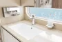 Hansgrohe Talis E 110 króm mosdócsaptelep CoolStart, automata lefolyógarnitúrával 71713000