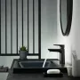 Hansgrohe Talis E matt fekete mosdócsaptelep 110 CoolStart automata lefolyó-garnitúrával 71713670