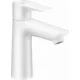Hansgrohe Talis E 110 matt fehér mosdócsaptelep CoolStart, automata lefolyógarnitúrával 71713700