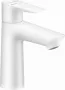 Hansgrohe Talis E 110 matt fehér mosdócsaptelep CoolStart, automata lefolyógarnitúrával 71713700