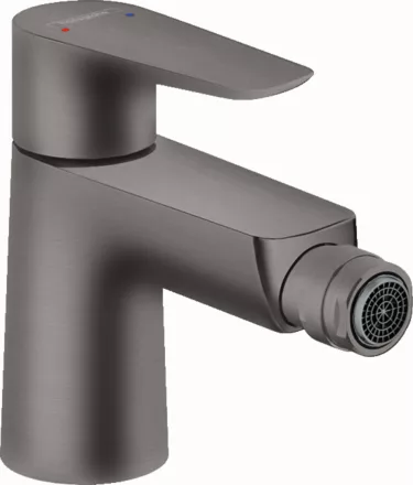 Hansgrohe Talis E szálcsiszolt fekete/króm bidécsaptelep 71720340