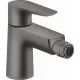 Hansgrohe Talis E szálcsiszolt fekete/króm bidécsaptelep 71720340