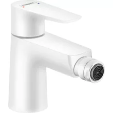   Hansgrohe Talis E matt fehér bidécsaptelep automata lefolyógarnitúrával 71720700