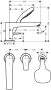 Hansgrohe Talis E 3-lyukú kádcsaptelep 71731000