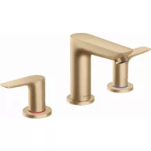   Hansgrohe Talis E szálcsiszolt bronz 3-lyukú mosdócsaptelep automata lefolyógarnitúrával 71733140