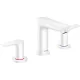 Hansgrohe Talis E matt fehér 3-lyukú mosdócsaptelep automata lefolyógarnitúrával 71733700