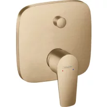   Hansgrohe Talis E szálcsiszolt bronz falsík alatti kádcsaptelep 71745140