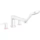 Hansgrohe Talis E 4-lyukú matt fehér kádcsaptelep 71748700