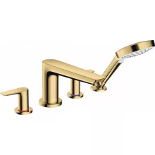   Hansgrohe Talis E 4-lyukú polírozott arany hatásúkádcsaptelep 71748990