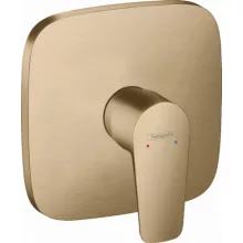   Hansgrohe Talis E szálcsiszolt bronz falsík alatti zuhanycsaptelep 71765140